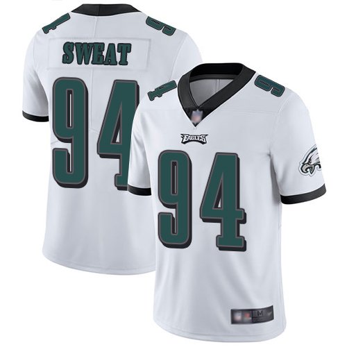 Men Philadelphia Eagles 94 Josh Sweat White Vapor Untouchable NFL Jersey Limited Player Football